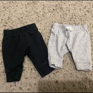 Kids Black and Gray Bottoms